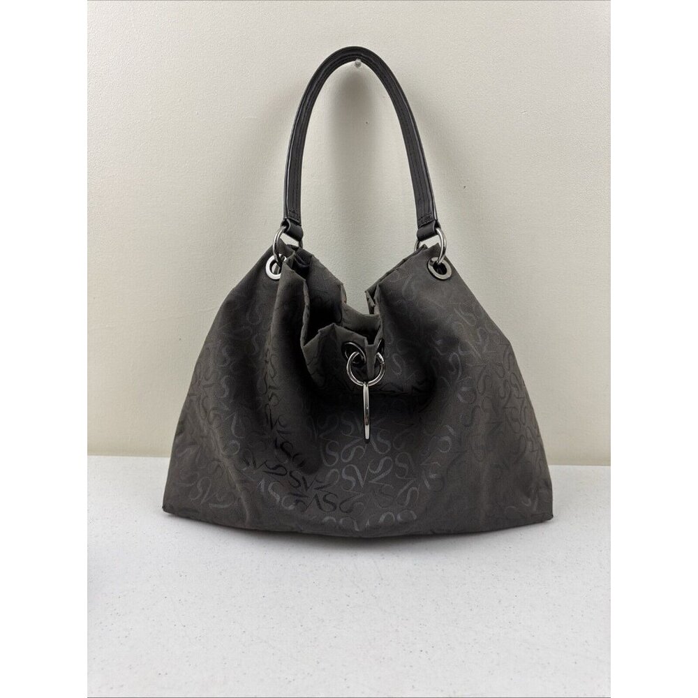 Simply Vera Vera Wang Purse Handbag Gray Hobo Purse Shoulder Bag